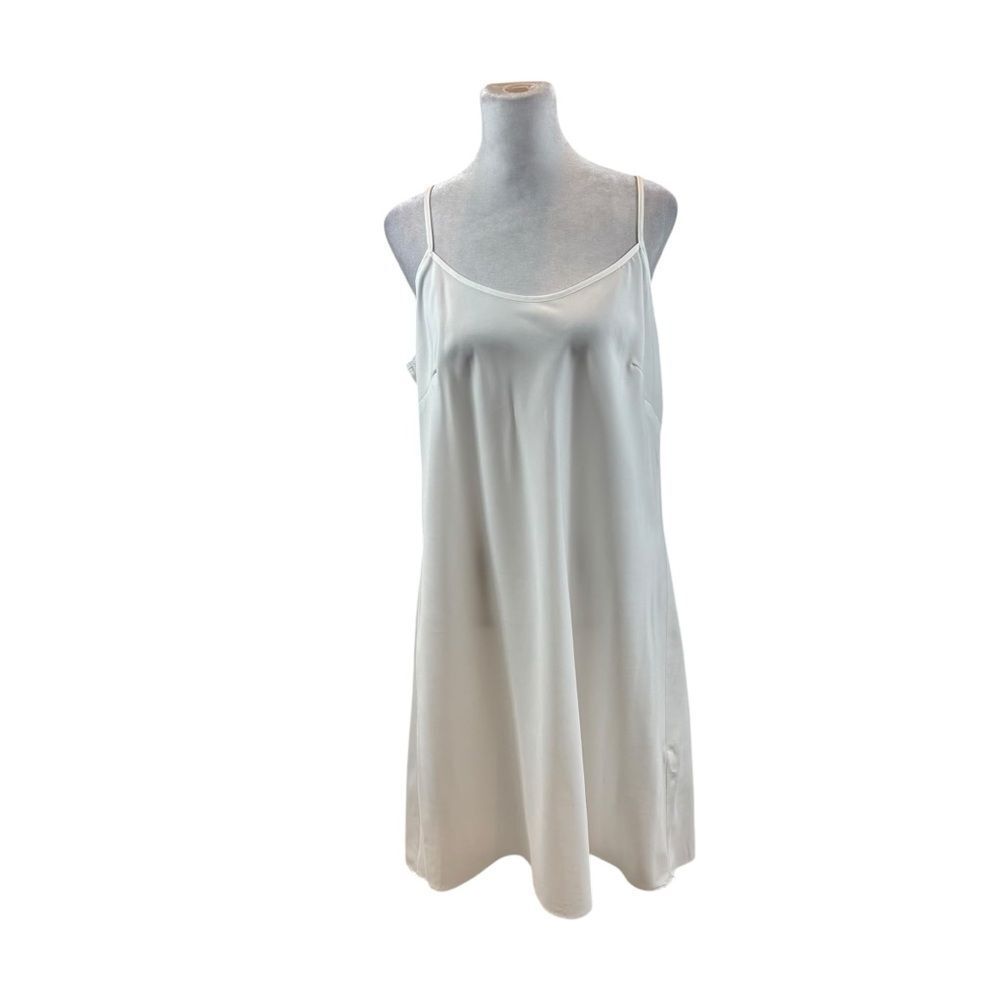 Ladies Nanette Lepore White Slip Dress Midi Size 14‎
